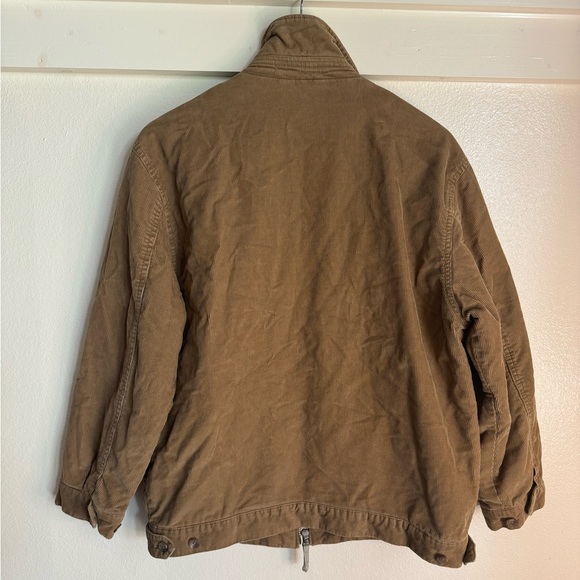J. Crew M Men’s Brown Corduroy Bomber Jacket - Picture 9 of 12
